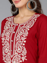 Women Viscose Rayon Embroidered-VCK9063